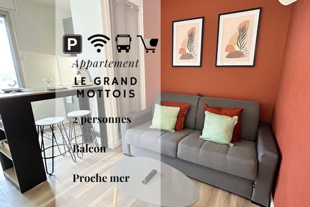 050 - Le Grand Mottois Studio, 2Pers - 100M Plage La Grande-Motte Exterior foto